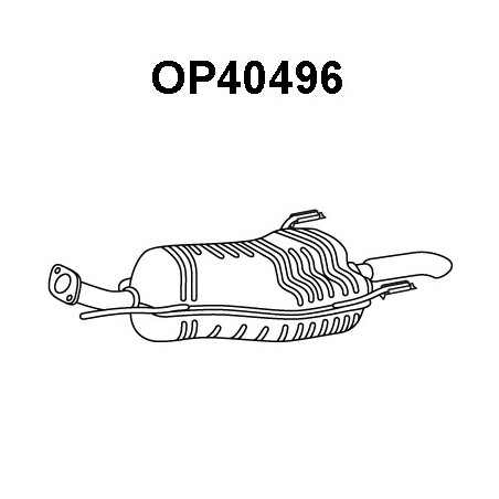 Silencieux arrière VENEPORTE