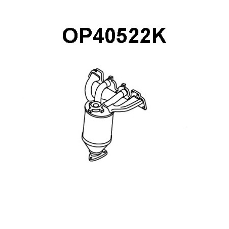 Catalyseur en coude VENEPORTE