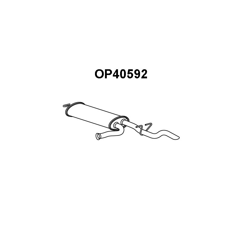 Silencieux arrière VENEPORTE