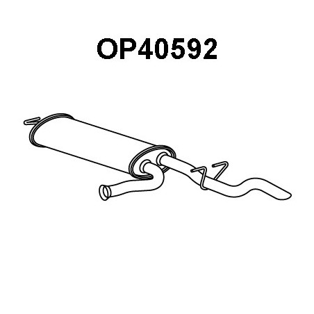 Silencieux arrière VENEPORTE