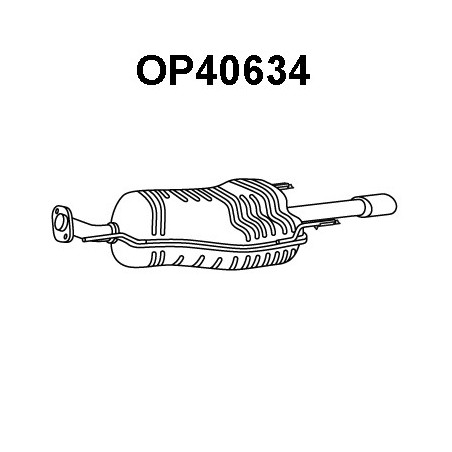 Silencieux arrière VENEPORTE