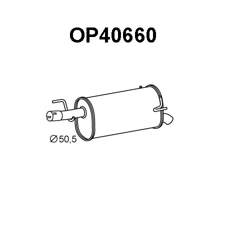 Silencieux arrière VENEPORTE