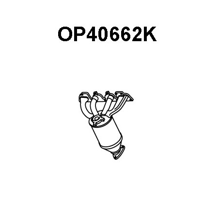 Catalyseur en coude VENEPORTE