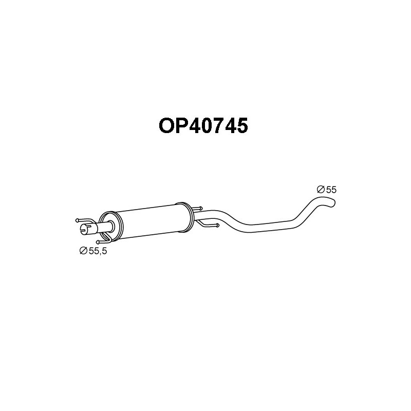 Silencieux avant VENEPORTE