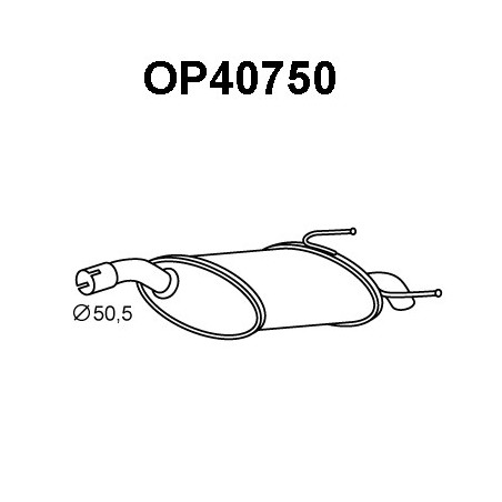 Silencieux arrière VENEPORTE