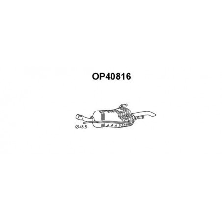 Silencieux arrière VENEPORTE