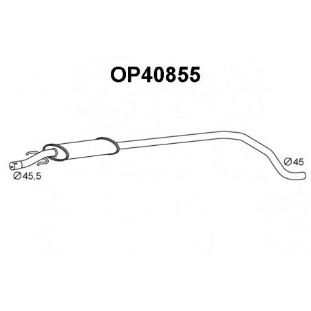 Silencieux avant VENEPORTE