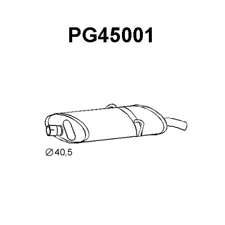 Silencieux arrière VENEPORTE