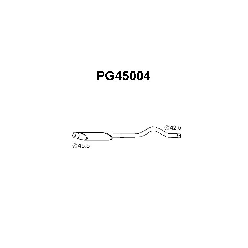 Silencieux avant VENEPORTE