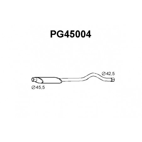 Silencieux avant VENEPORTE