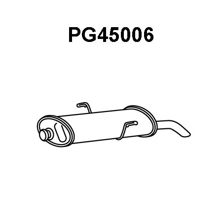 Silencieux arrière VENEPORTE