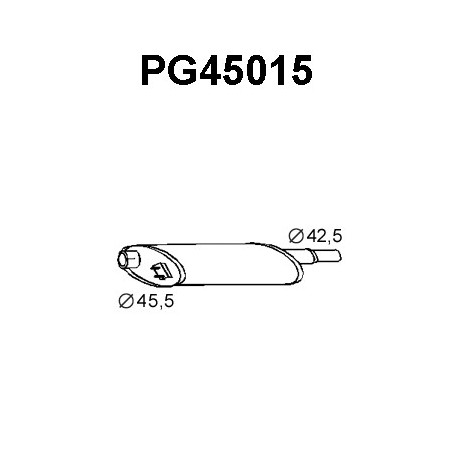 Silencieux avant VENEPORTE