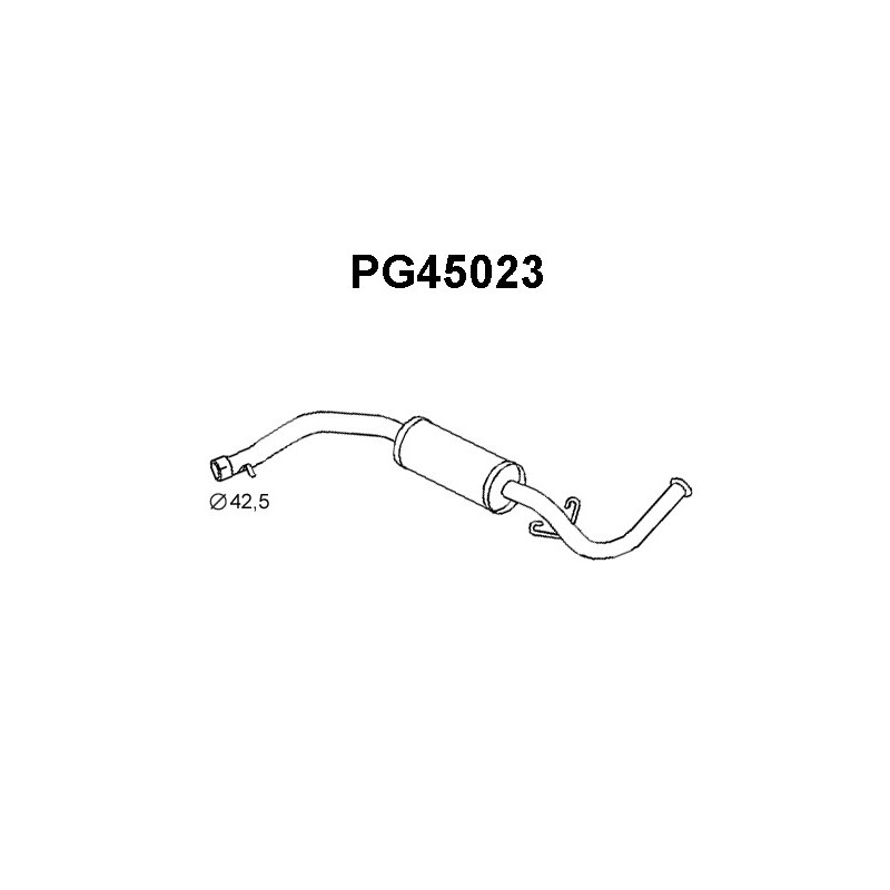 Silencieux arrière VENEPORTE