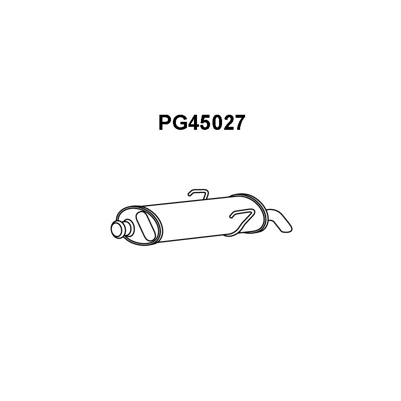 Silencieux arrière VENEPORTE