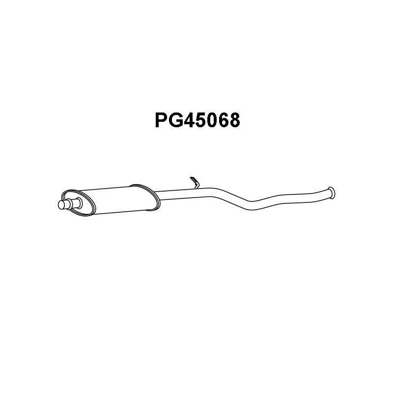Silencieux intermédiaire VENEPORTE