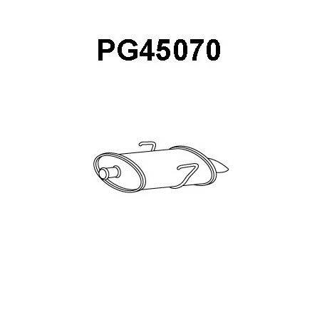 Silencieux arrière VENEPORTE