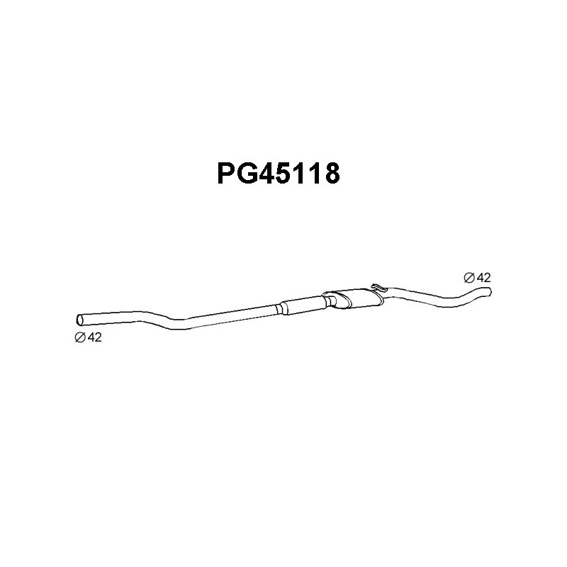 Silencieux avant VENEPORTE