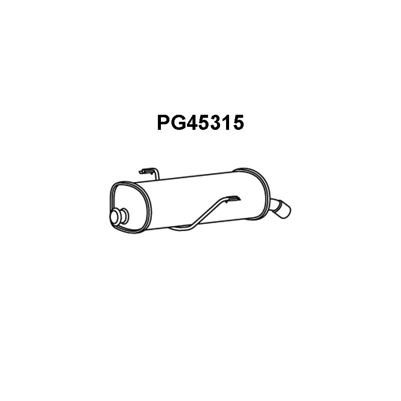 Silencieux arrière VENEPORTE