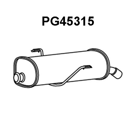 Silencieux arrière VENEPORTE