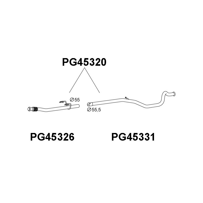 Tuyau d'échappement VENEPORTE