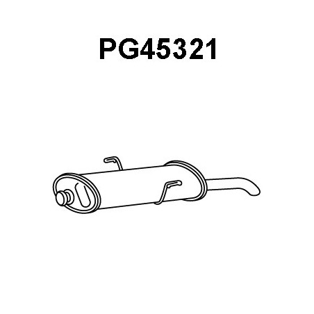 Silencieux arrière VENEPORTE