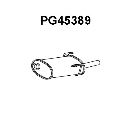 Silencieux arrière VENEPORTE