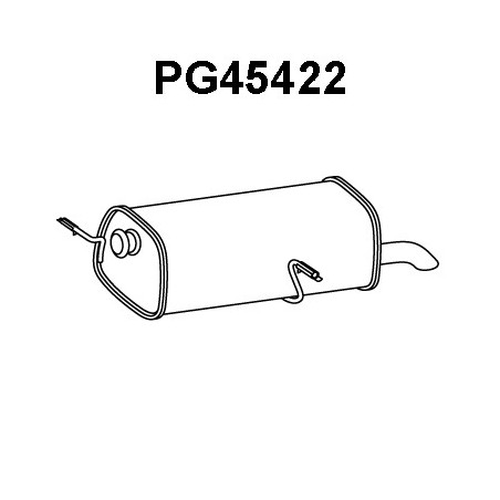 Silencieux arrière VENEPORTE