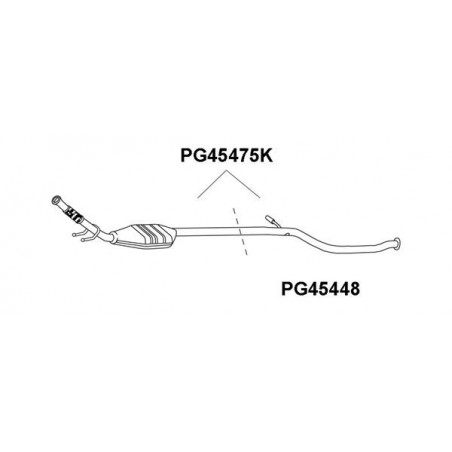 Tube de réparation (catalyseur) VENEPORTE