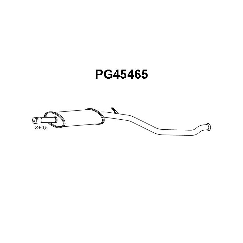 Silencieux intermédiaire VENEPORTE