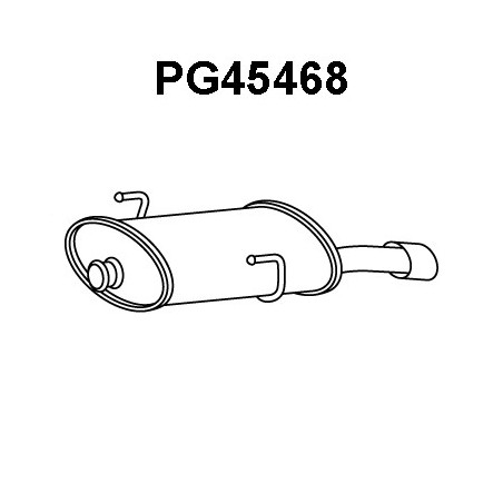 Silencieux arrière VENEPORTE