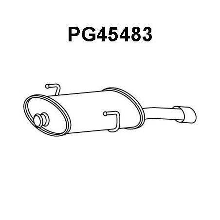 Silencieux arrière VENEPORTE