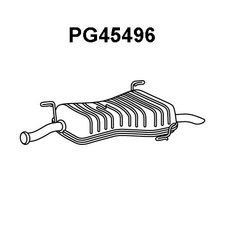Silencieux arrière VENEPORTE
