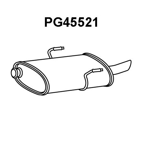 Silencieux arrière VENEPORTE