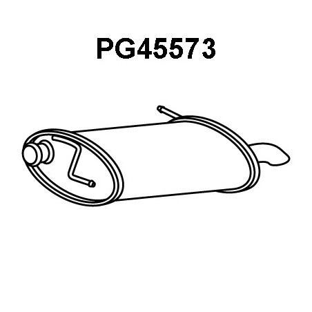 Silencieux arrière VENEPORTE