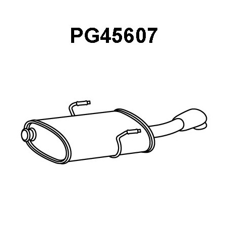 Silencieux arrière VENEPORTE