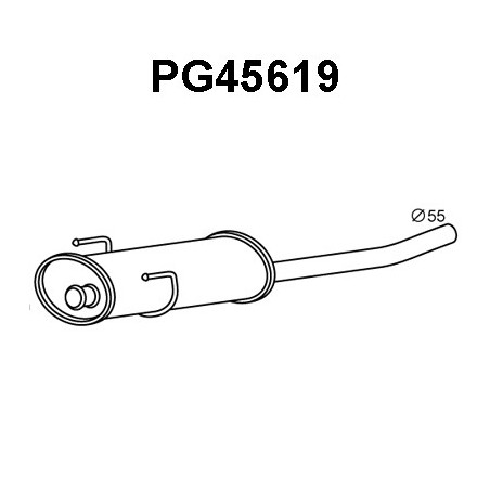 Silencieux avant VENEPORTE