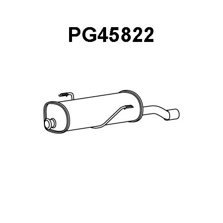 Silencieux arrière VENEPORTE