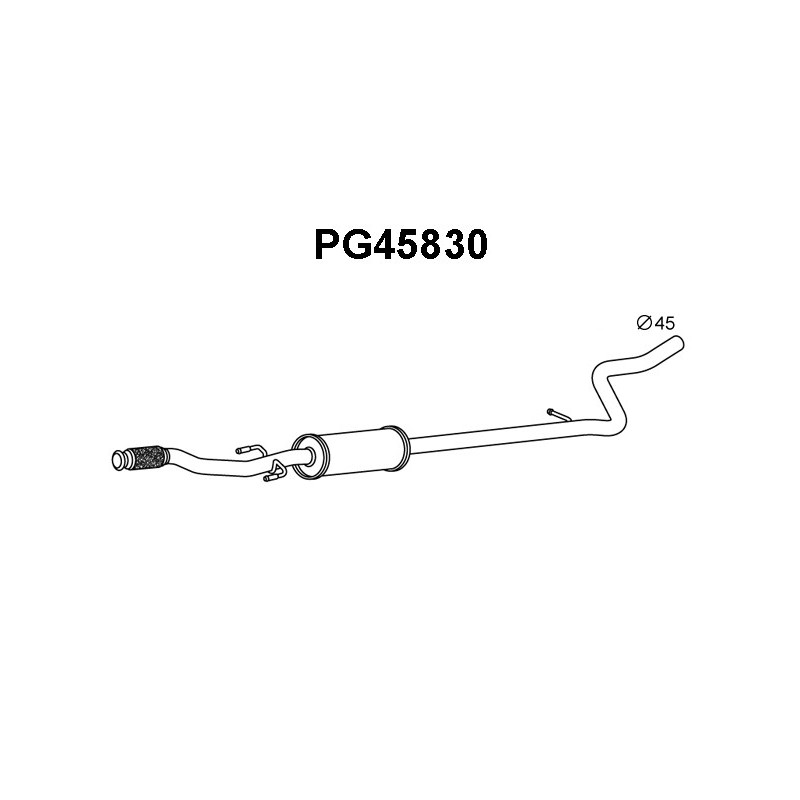 Silencieux avant VENEPORTE