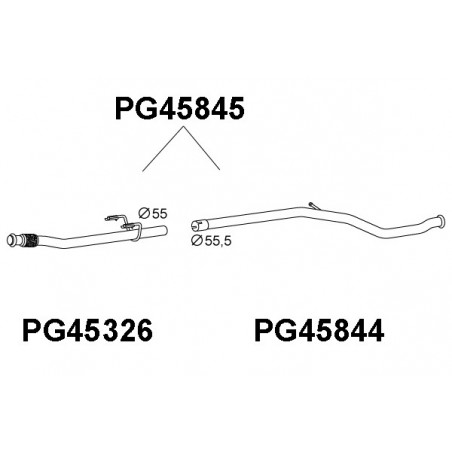 Tuyau d'échappement VENEPORTE