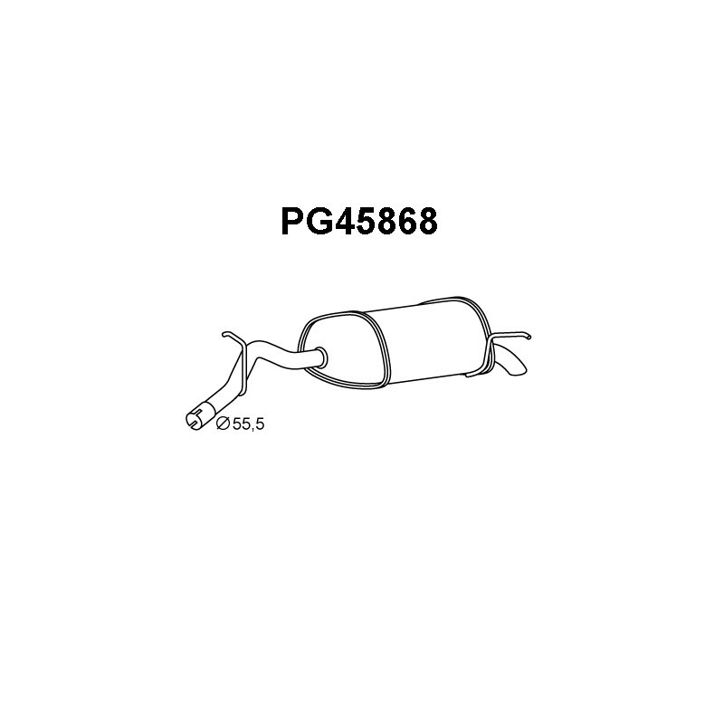 Silencieux arrière VENEPORTE