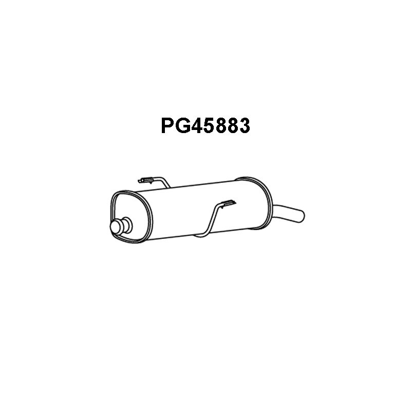 Silencieux arrière VENEPORTE