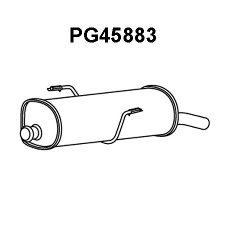 Silencieux arrière VENEPORTE