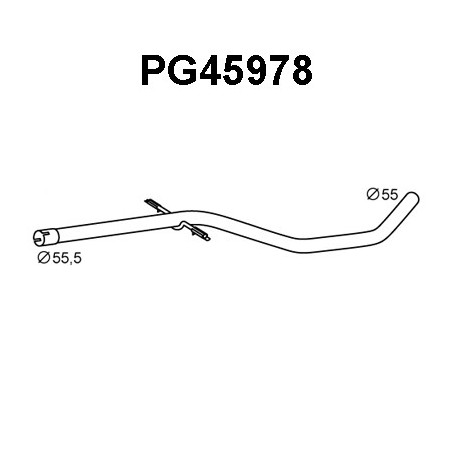 Tuyau d'échappement VENEPORTE