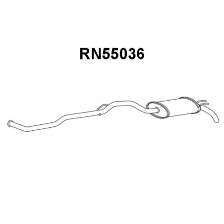 Silencieux arrière VENEPORTE