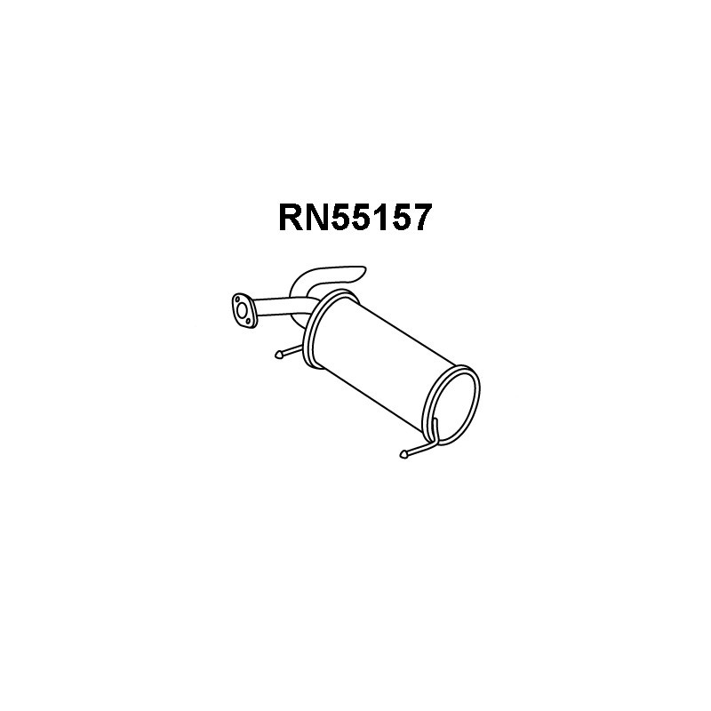 Silencieux arrière VENEPORTE