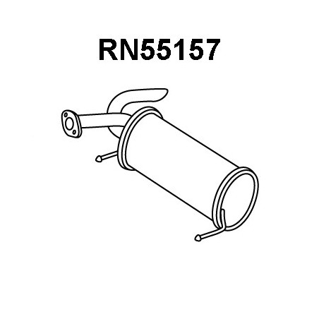 Silencieux arrière VENEPORTE
