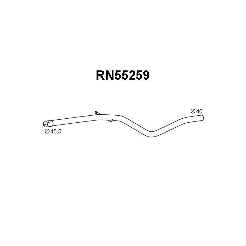 Tuyau d'échappement VENEPORTE