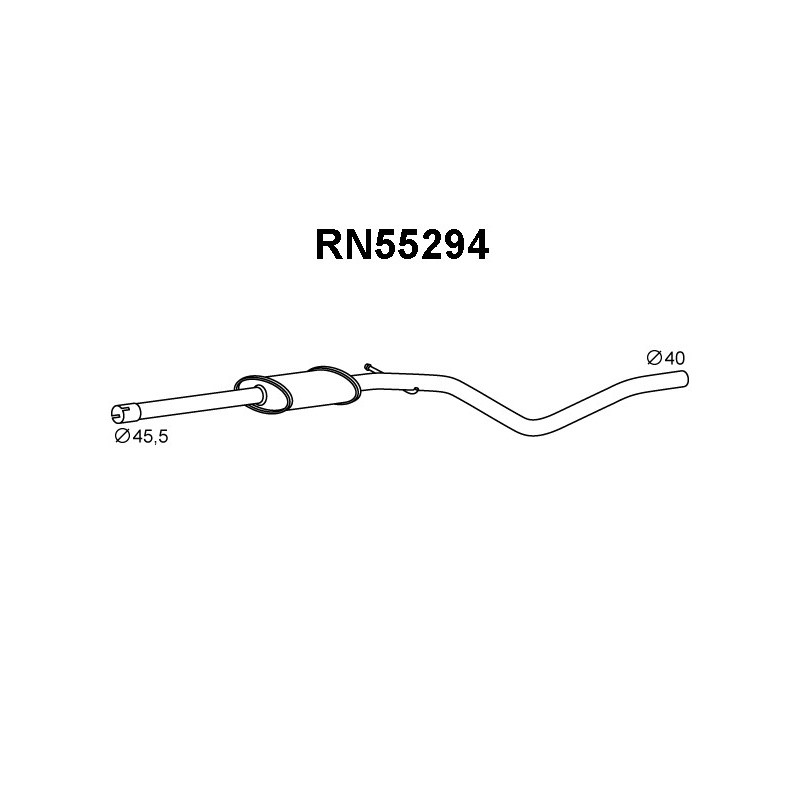 Silencieux avant VENEPORTE