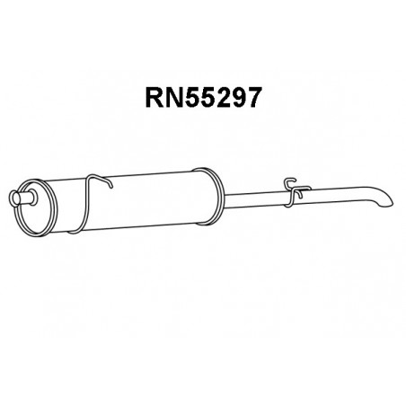 Silencieux arrière VENEPORTE