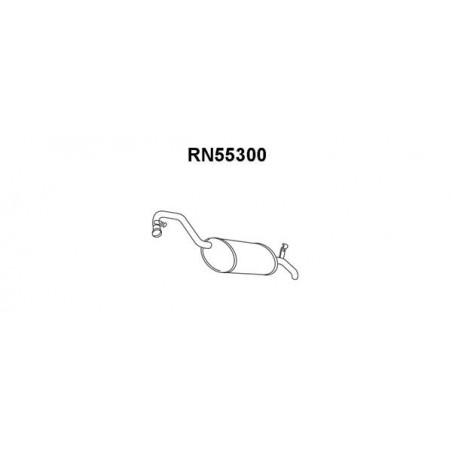 Silencieux arrière VENEPORTE